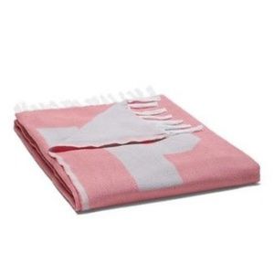 PINK Victoria's Secret Bedding - PINK Victoria's Secret Fringe Beach Blanket Coral PINK Victoria's Secret Bedding - PINK Victoria's Secret Fringe Beach Blanket Coral